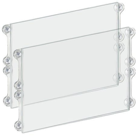 Azar Displays 22"W x 17"H Sign Frame W/ suction cups, PK2 106629